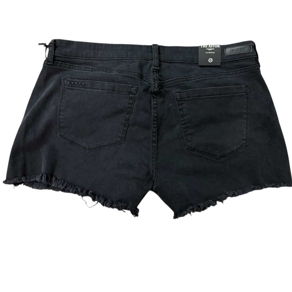 Blank NYC Black Denim Cut Off Shorts Size 29 NWT - Picture 2 of 5